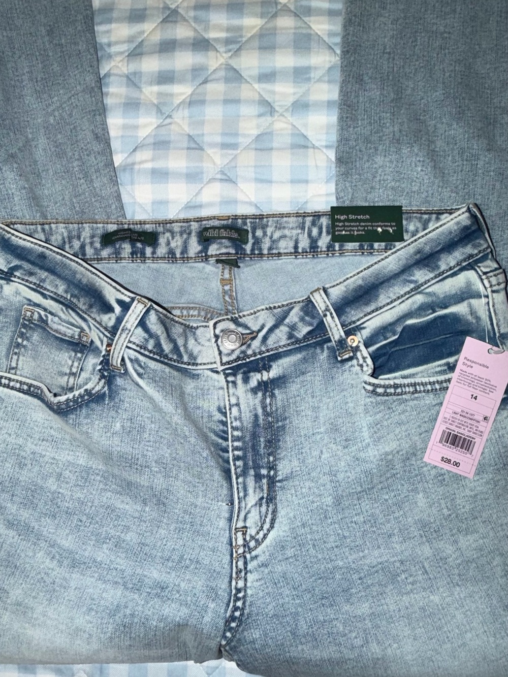wild fable Light Blue High-Rise Women's Jeans